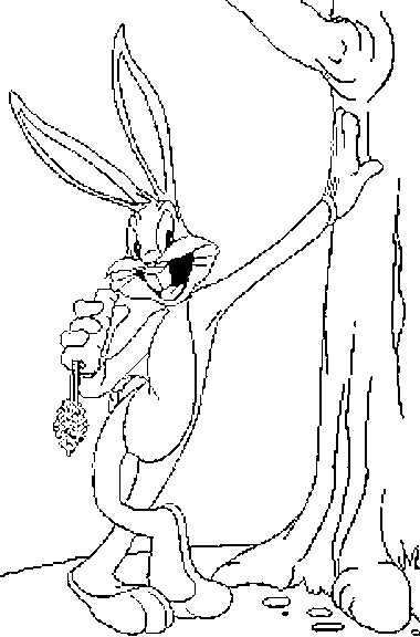 coloriage bugs bunny quoi de neuf docteur